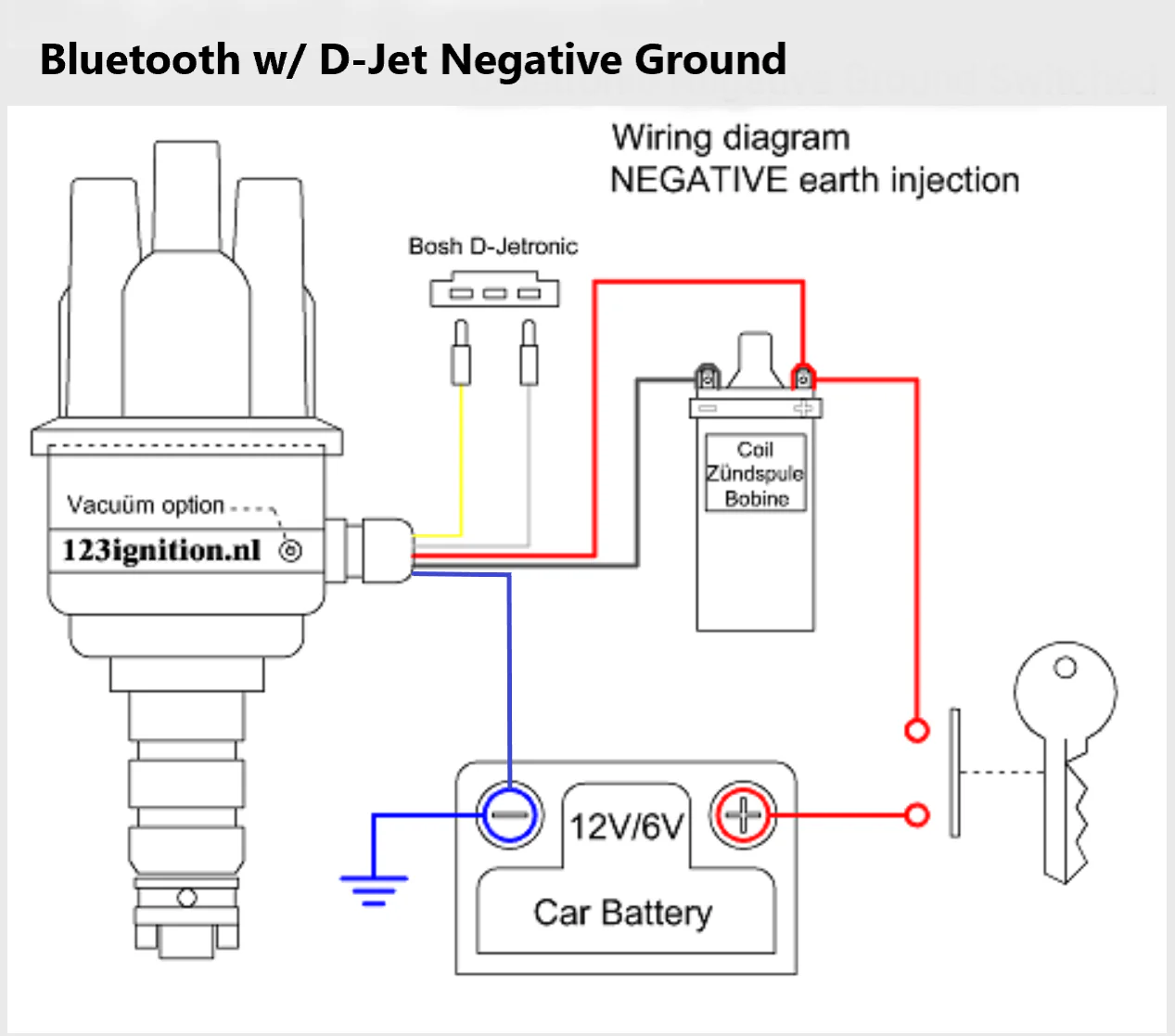 123 Bluetooth Programmable Distributor for Porsche and VW 4-cylinder cars with D-Jetronic EFI System - Image 3