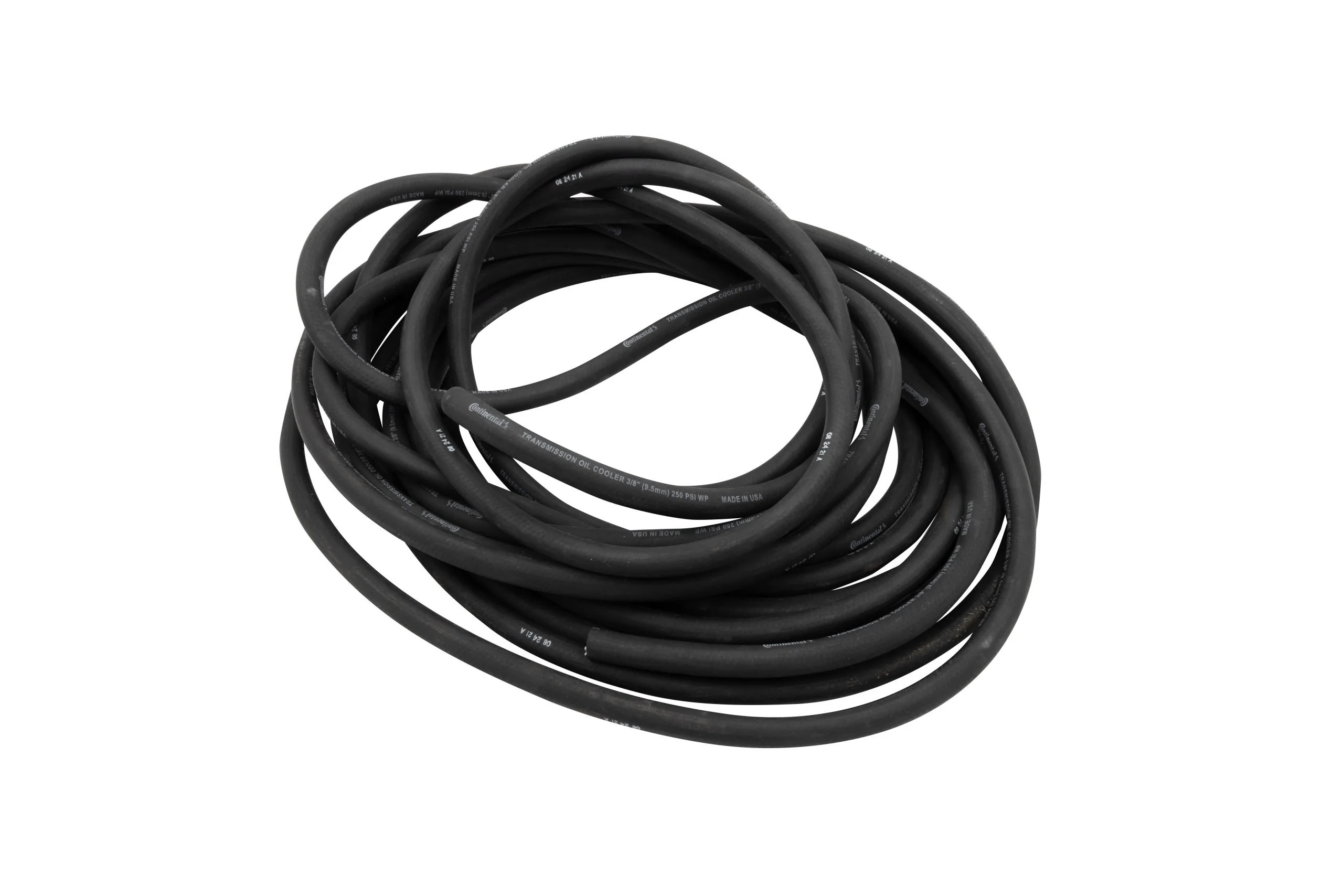 3/8" I.D. (#6) Hi-Temp / Pressure Oil Hose, 50' length - Boxed