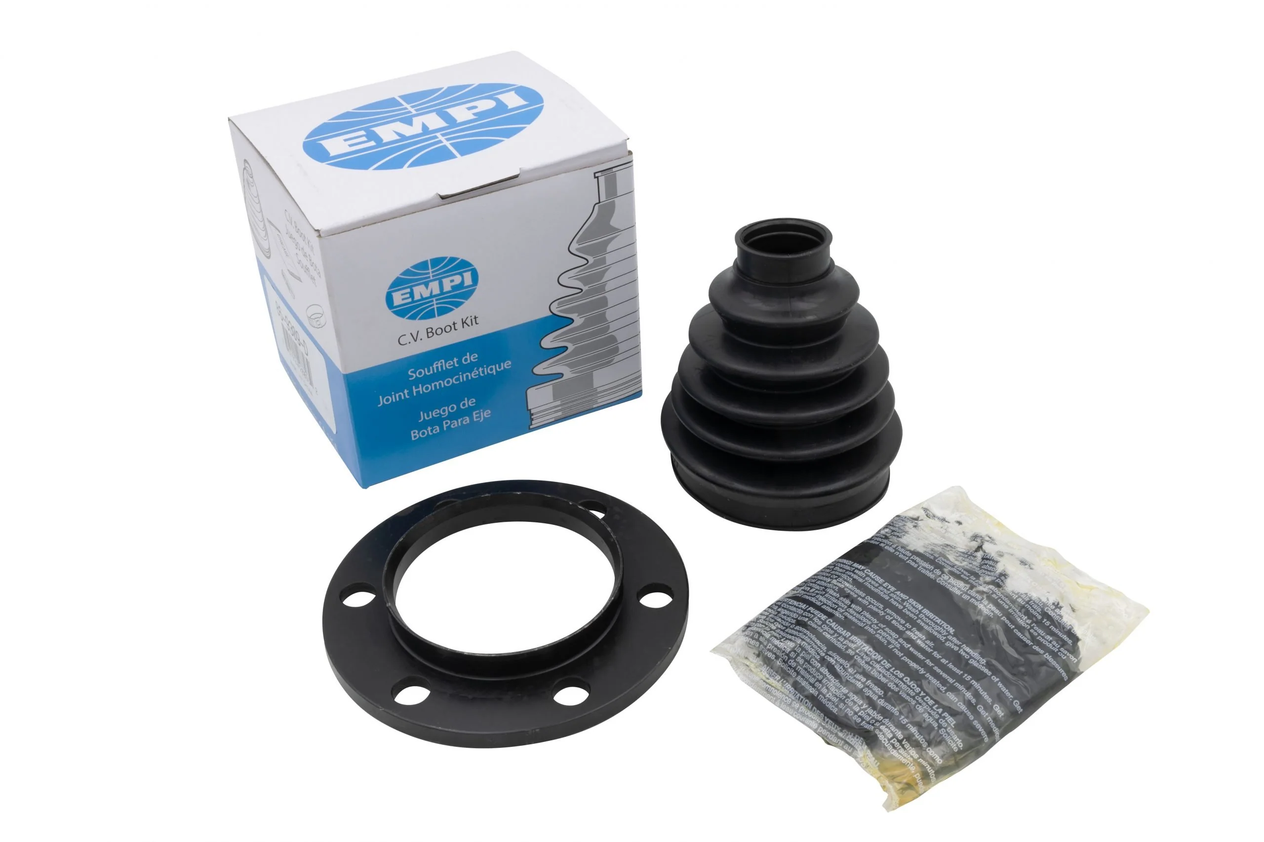 934 Type Off-Road Boot Kit with Flange Uses P/N 16-2414 Bolts. (Not Included)