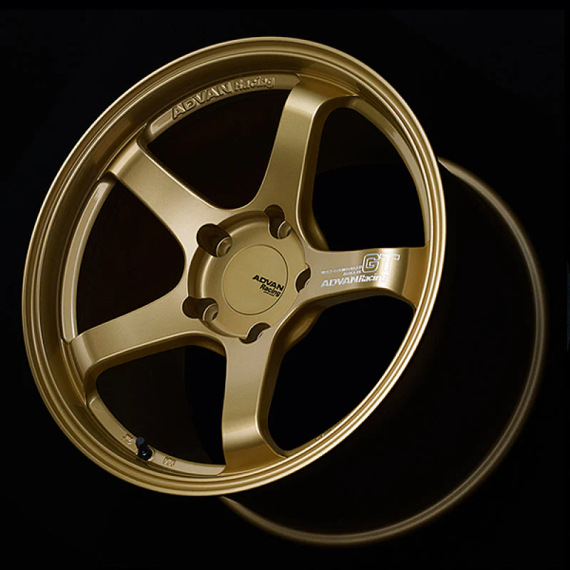 ADVAN Racing GT 18x10 +60 5x130 Wheel for Porsche - Racing Gold Metallic