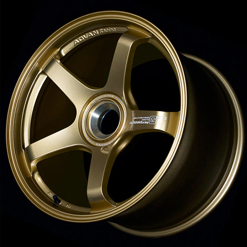 ADVAN Racing GT 19x12 +48 5x130 Wheel for Porsche - Racing Brass Gold