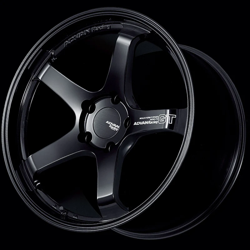 ADVAN Racing GT 21x10.5 +19 5x112 66.5mm bore Wheel for Porsche - Racing Gloss Black