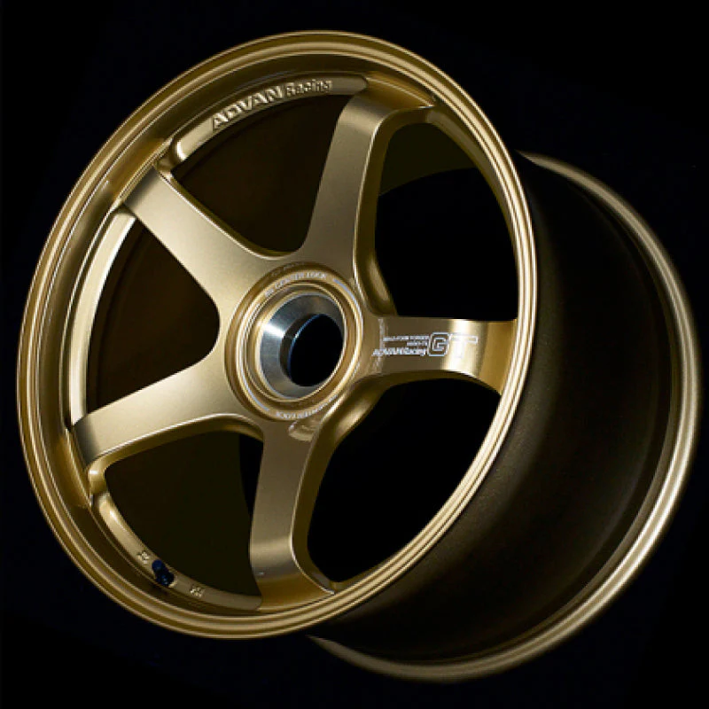 ADVAN Racing GT Center Lock 19x9 +46 Center Lock Wheel for Porsche - Racing Brass Gold