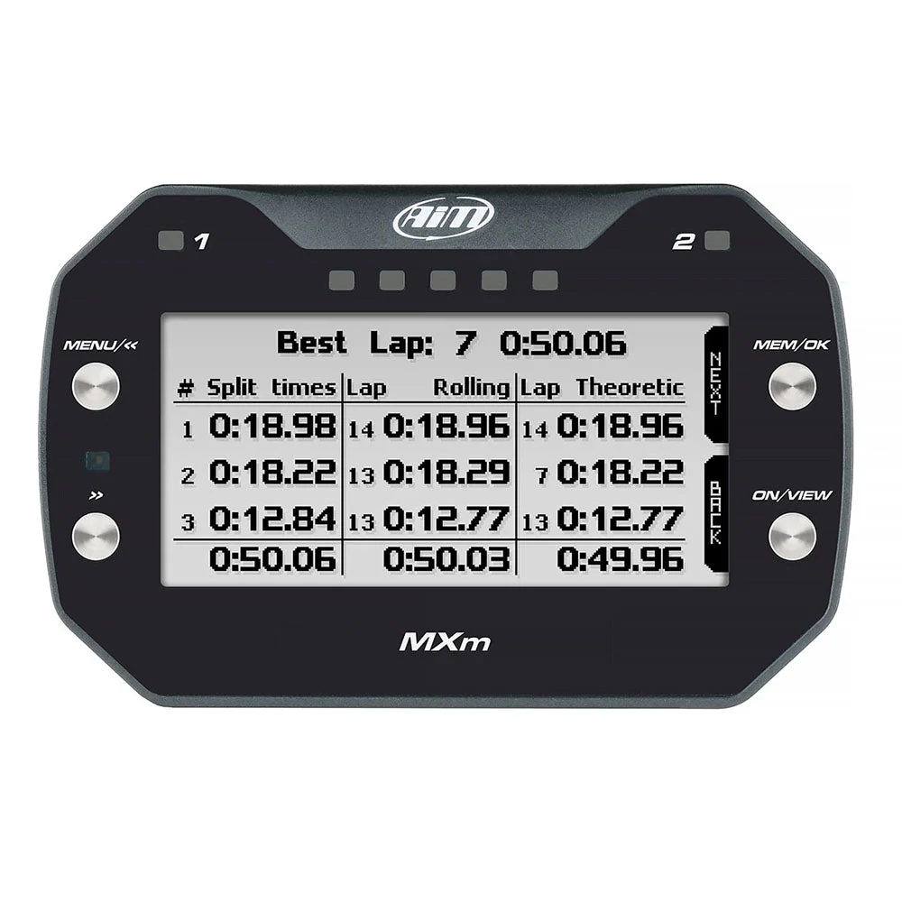 AiM Sports MXm Compact Dash/Data Logger - Image 8