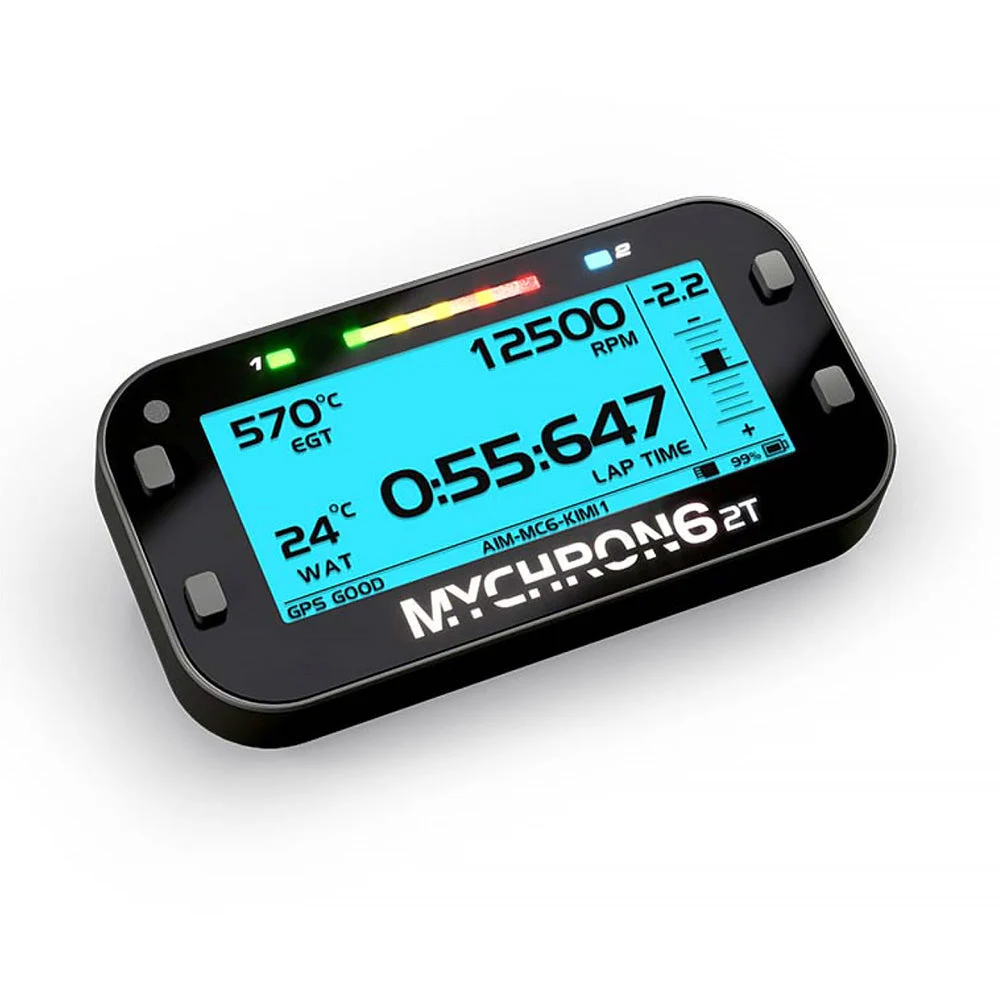 AiM MyChron6 2T Dual-Temperature Karting Dash - Image 2