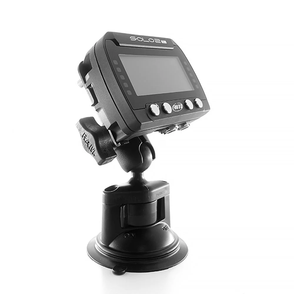 AiM Sports Solo2/Solo2 DL Windshield Suction Mount for Race Seat Installation - Image 2