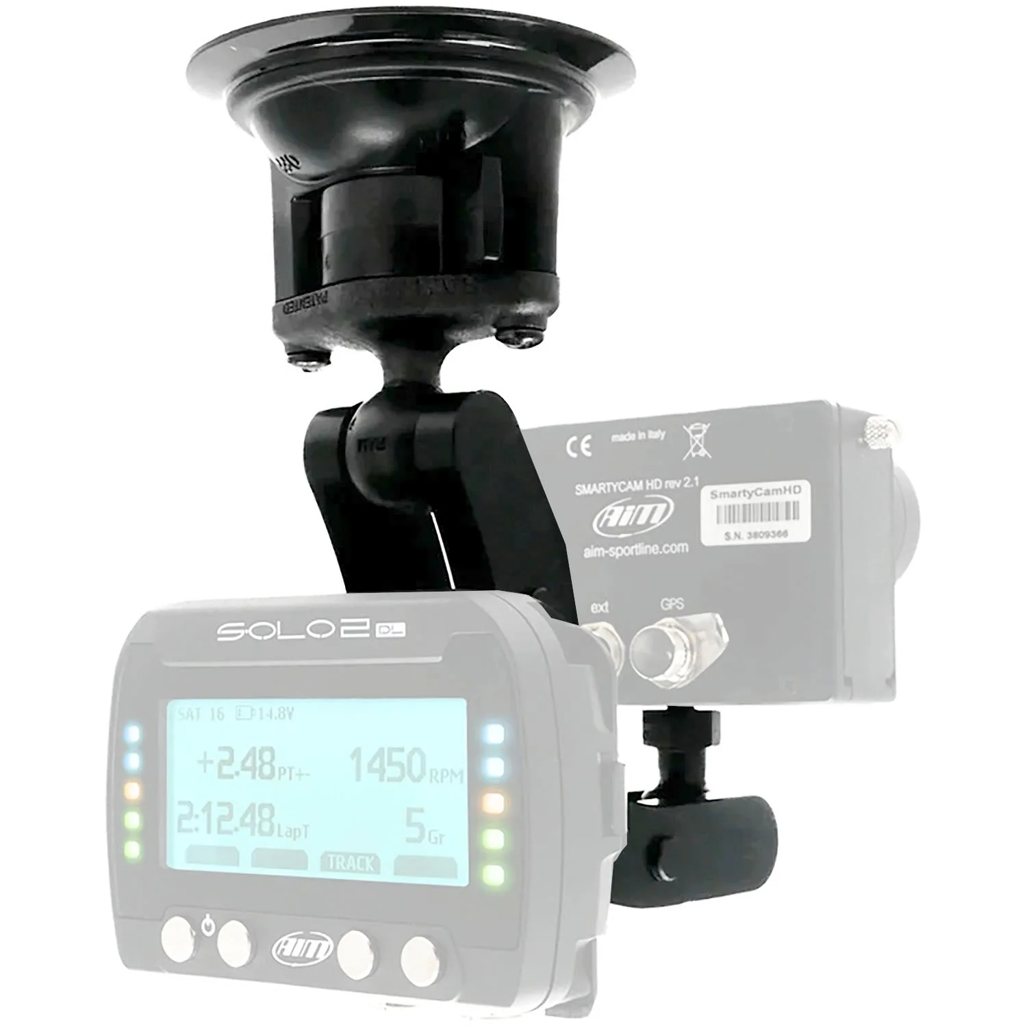 AiM Track Day Mount for SmartyCam3 and Solo2 DL