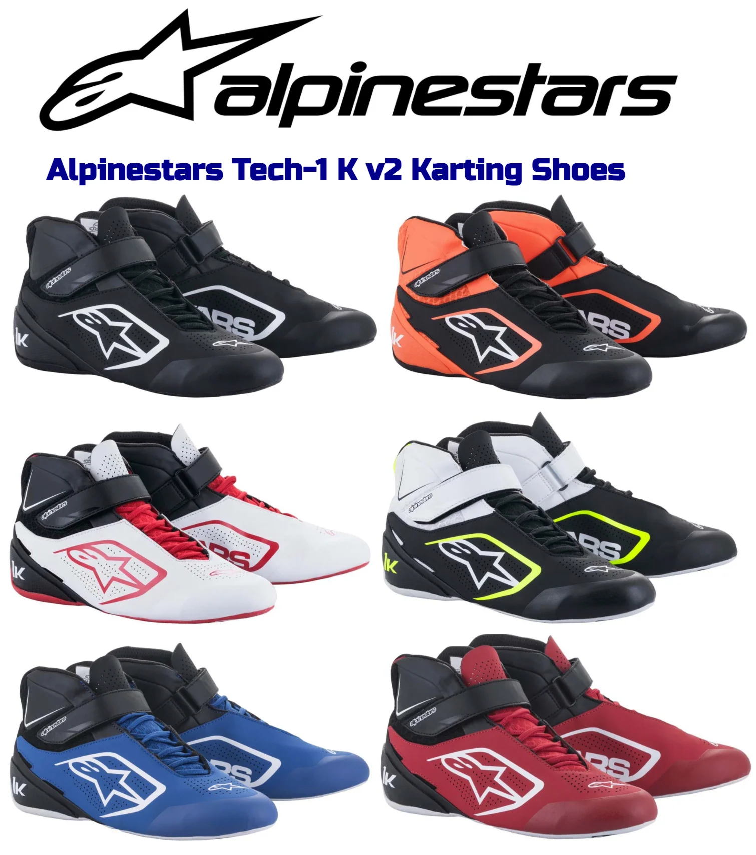 Competition Motorsport Alpinestars Tech-1 K V2 Karting Shoes - Image 8