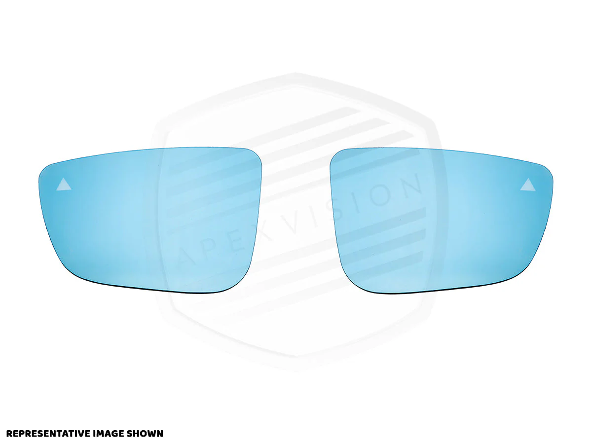 ApexVision Blue Tinted Side View Mirror Glass Set - G01 X3 | G02 X4