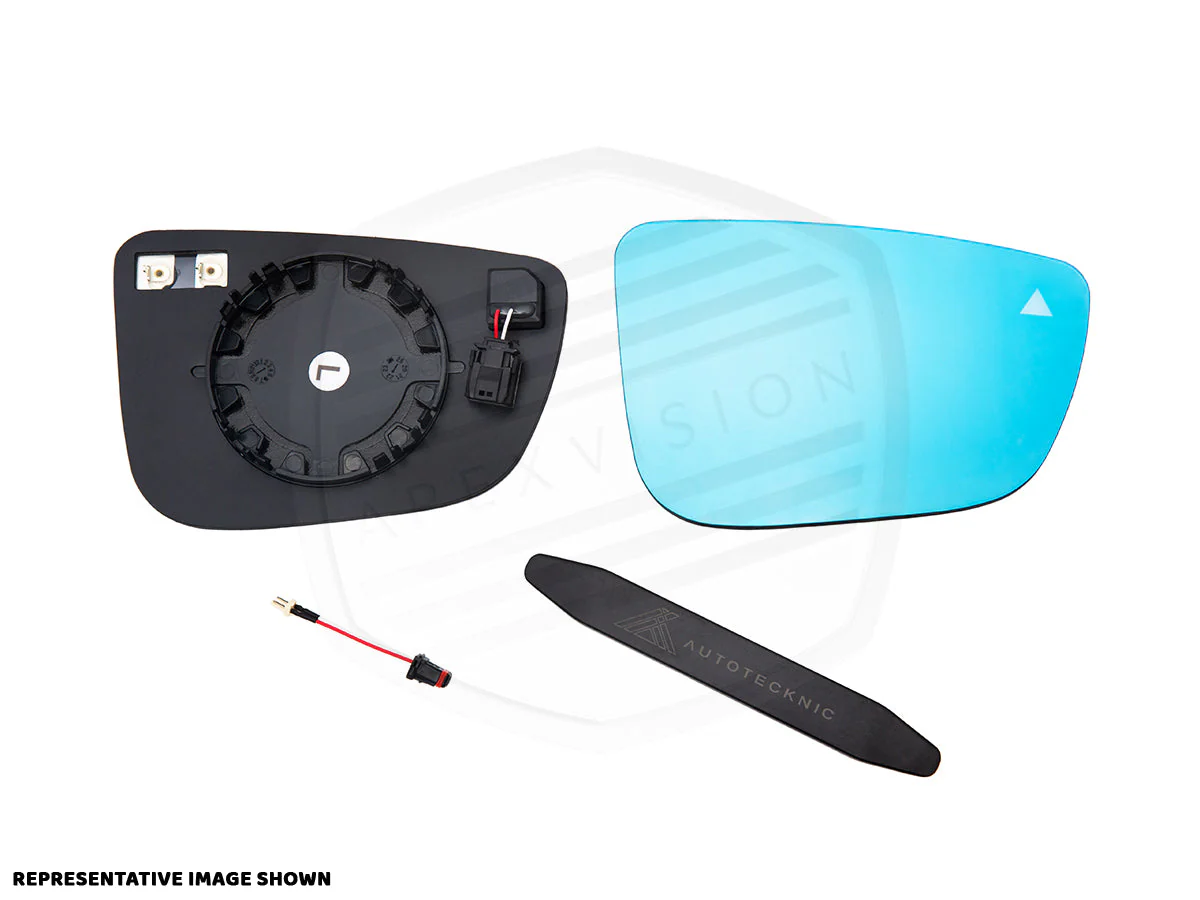 ApexVision Blue Tinted Side View Mirror Glass Set - G11/ G12 7-Series - Image 10