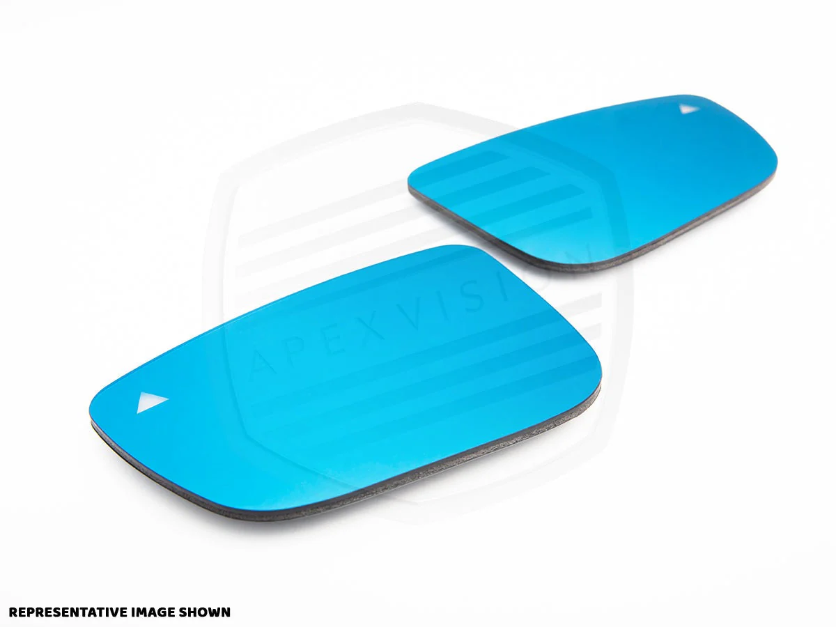ApexVision Blue Tinted Side View Mirror Glass Set - G20 3-Series - Image 14