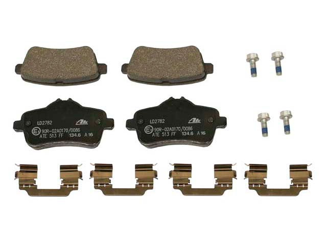 ATE Brake Pad Set for Mercedes-Benz CLA45 AMG/GL350/GL450/GL550/GLA-Class/GLE-Class and More (2012–2020)