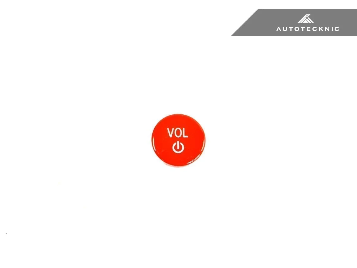 AutoTecknic Bright Red Audio Volume Button - F91/ F92/ F93 M8 - Image 3