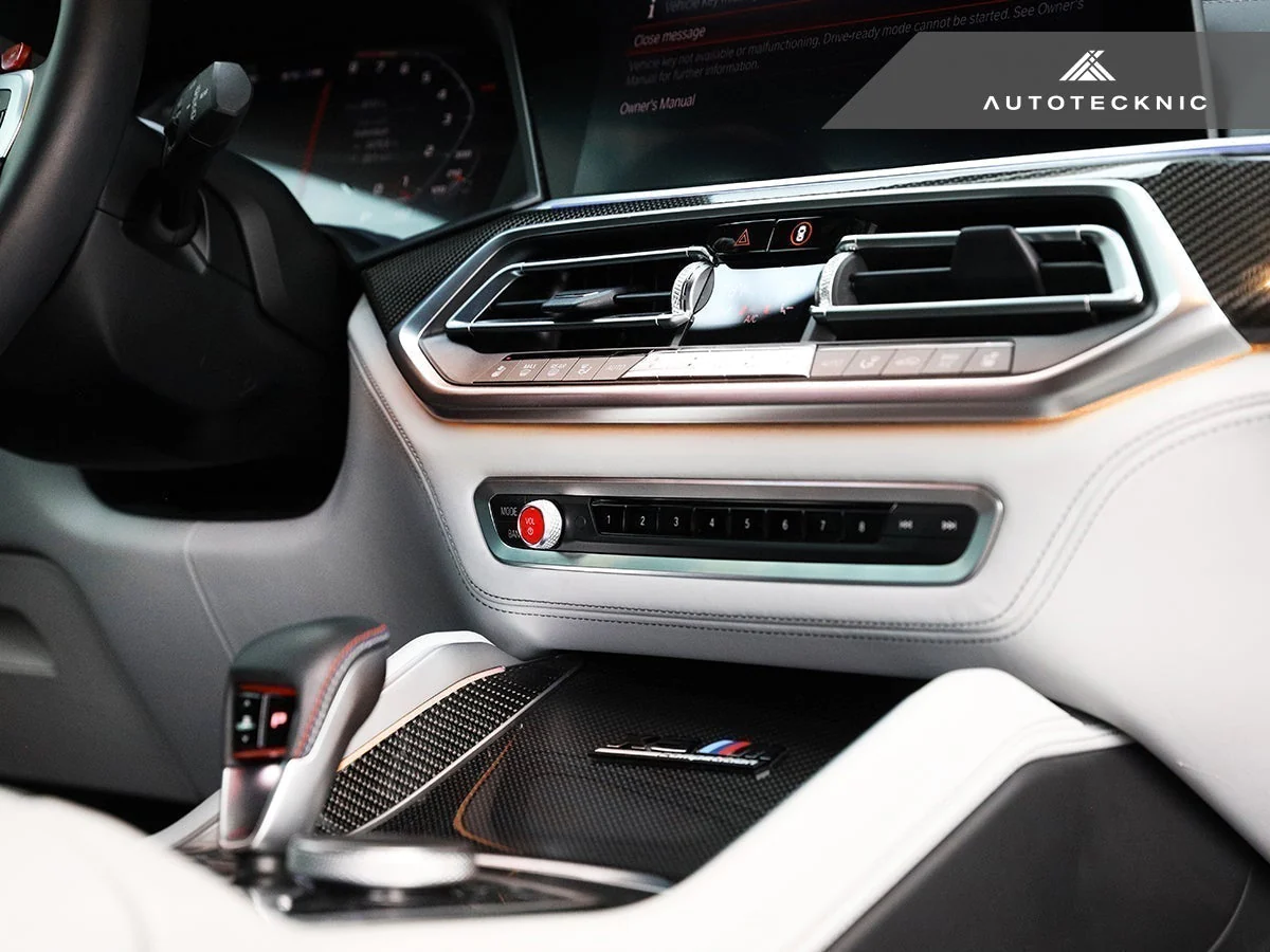 AutoTecknic Bright Red Audio Volume Button - F95 X5M | F96 X6M 2020–2023 - Image 5