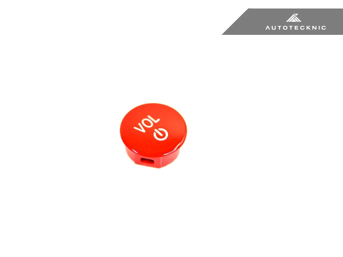 AutoTecknic Bright Red Audio Volume Button - G20/ G21 3-Series - Image 3