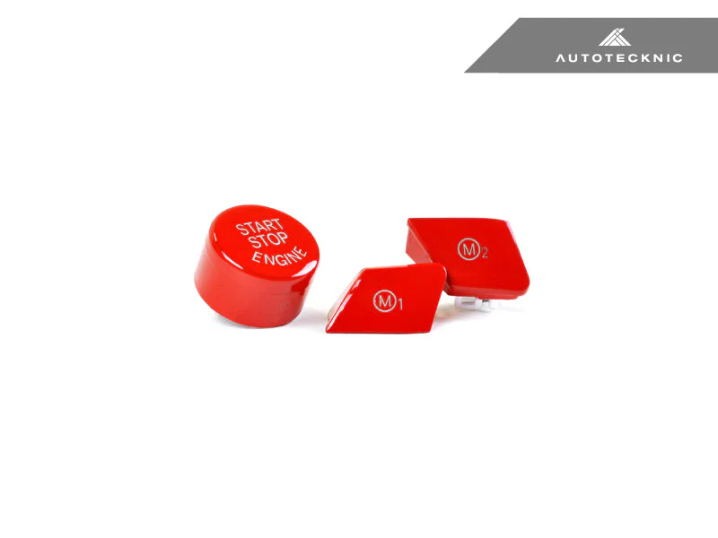 AutoTecknic Bright Red M1/ M2 Button Set - F80 M3 | F82/ F83 M4 - Image 2