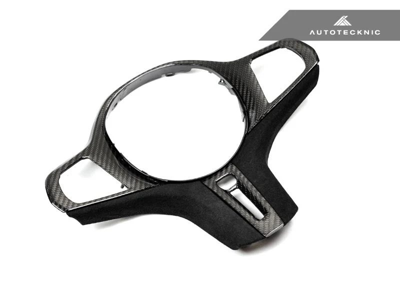 AutoTecknic Carbon Alcantara Steering Wheel Trim - F40 1-Series - Image 2