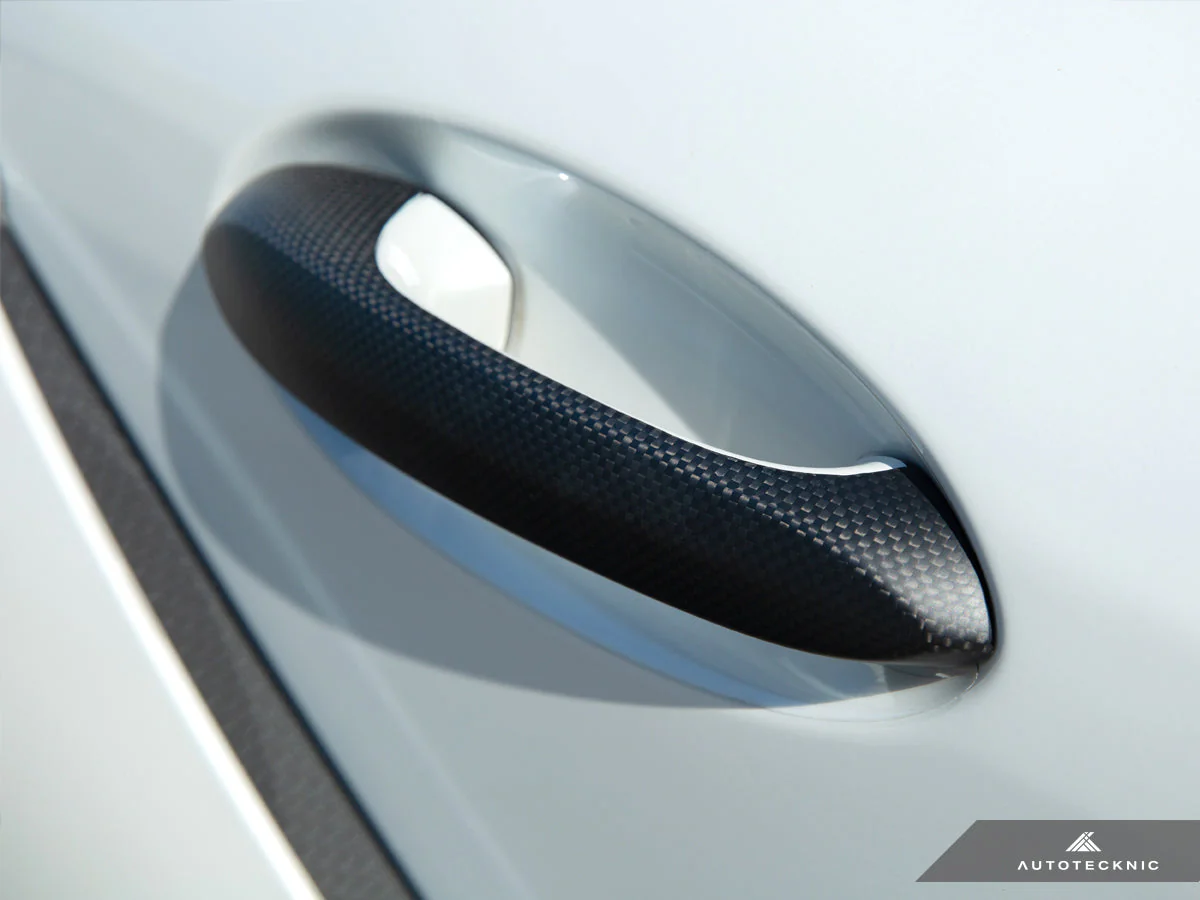 AutoTecknic Carbon Fiber Door Handle Trims - A90 Supra 2020 - Image 2