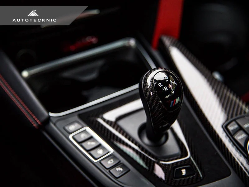 AutoTecknic Carbon Fiber Gear Selector Cover - F10 M5 - Image 3