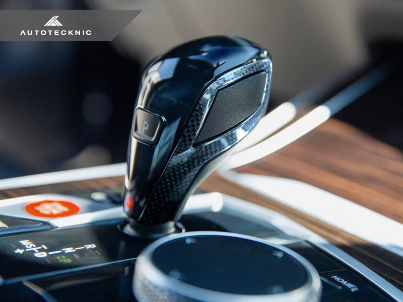 AutoTecknic Carbon Fiber Gear Selector Side Trims - G22 4-Series - Image 5
