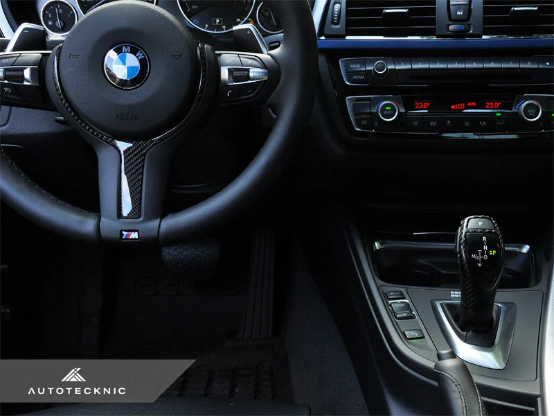 AutoTecknic Carbon Fiber M-Sport Steering Wheel Trim - F15 X5 | F16 X6 - Image 3