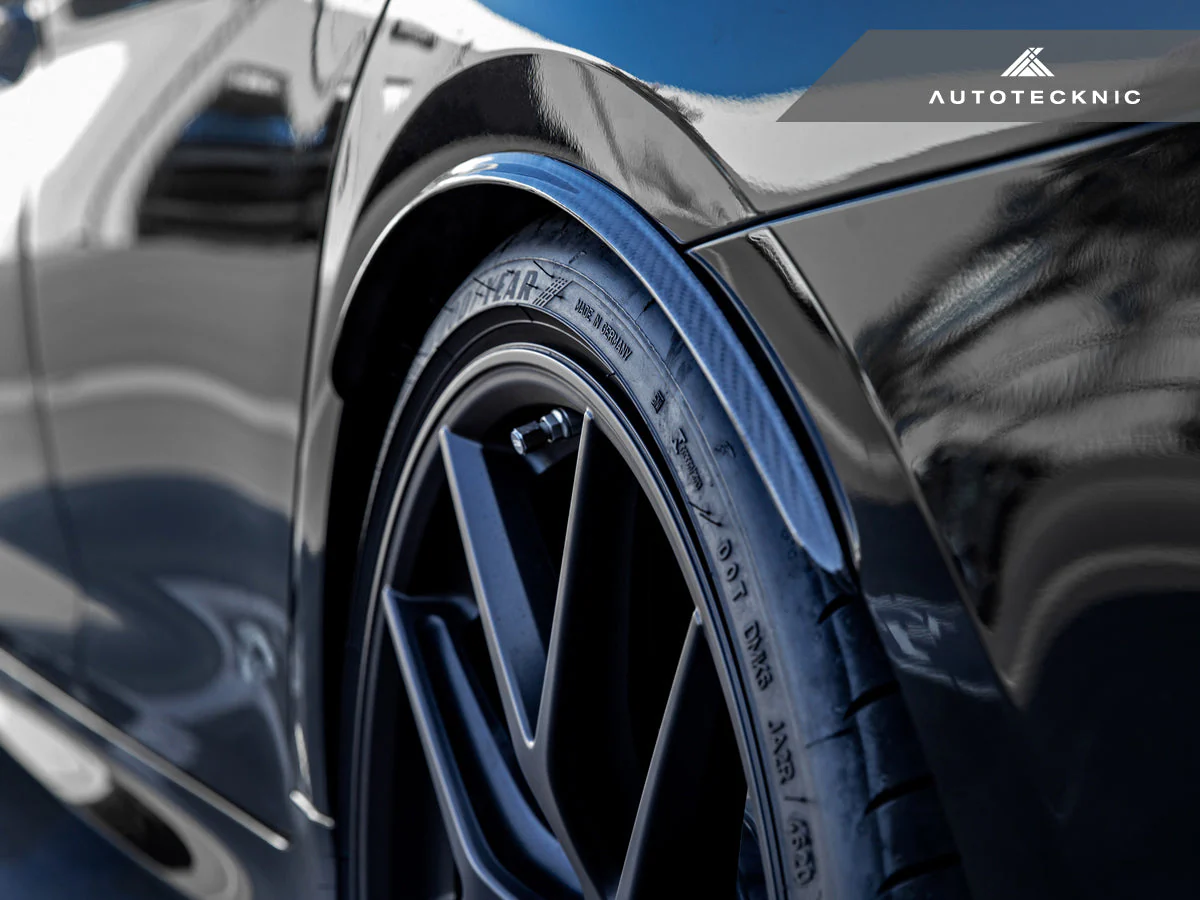 AutoTecknic Carbon Fiber Rear Wheel Arch Extension Set - G30 5-Series - Image 11