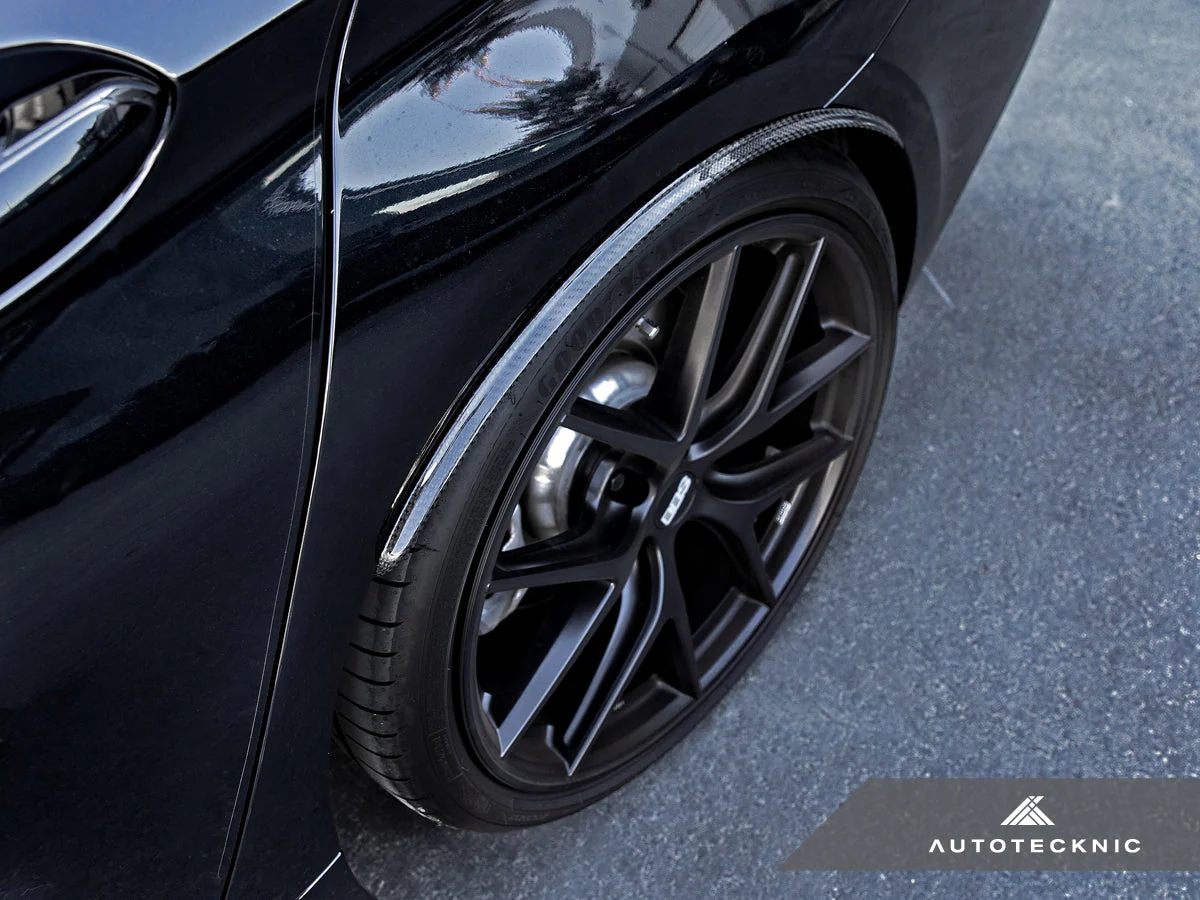 AutoTecknic Carbon Fiber Rear Wheel Arch Extension Set - G30 5-Series - Image 13