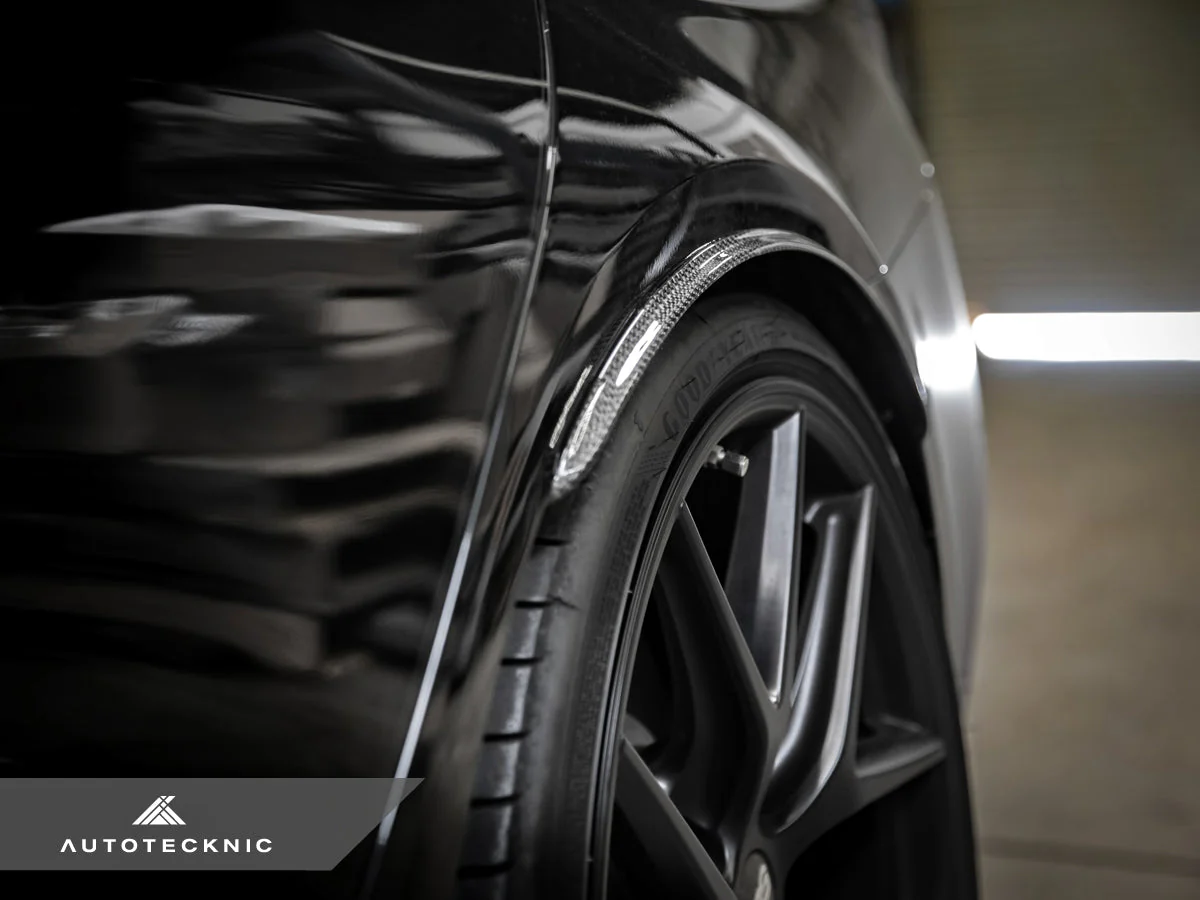 AutoTecknic Carbon Fiber Rear Wheel Arch Extension Set - G30 5-Series - Image 5