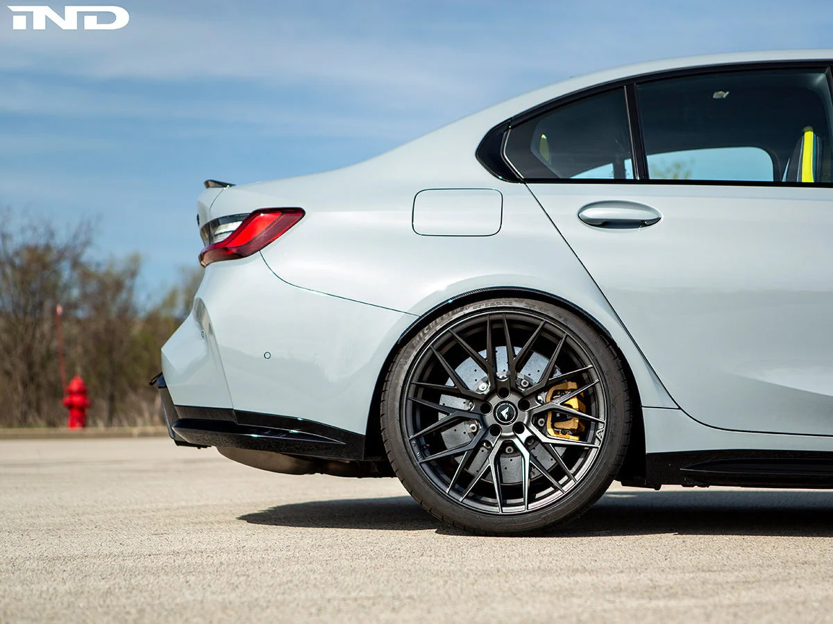 AutoTecknic Carbon Fiber Rear Wheel Arch Extension Set - G80 M3 - Image 5