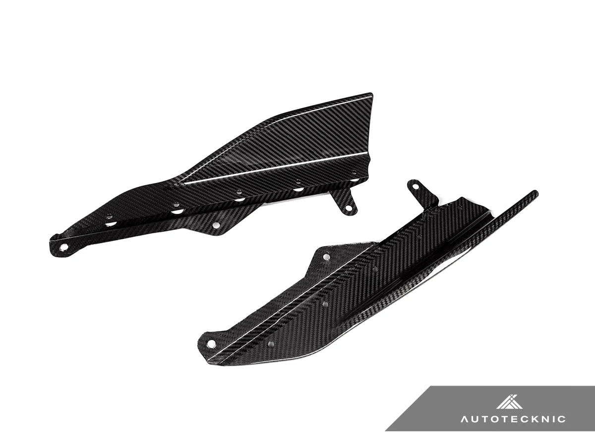 AutoTecknic Carbon Fiber Side Skirt Winglets - G42 2-Series - Image 5