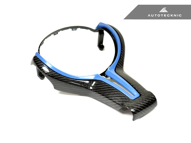AutoTecknic Carbon Fiber Steering Wheel Trim Cover - F-Chassis M Vehicles - Image 6