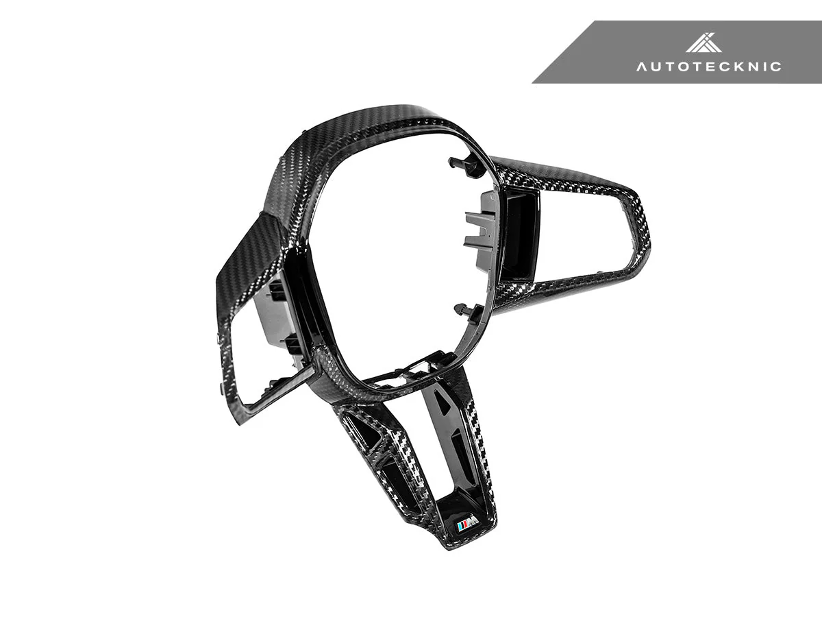 AutoTecknic Carbon Fiber Steering Wheel Trim - G60/ G61 5-Series - Image 3