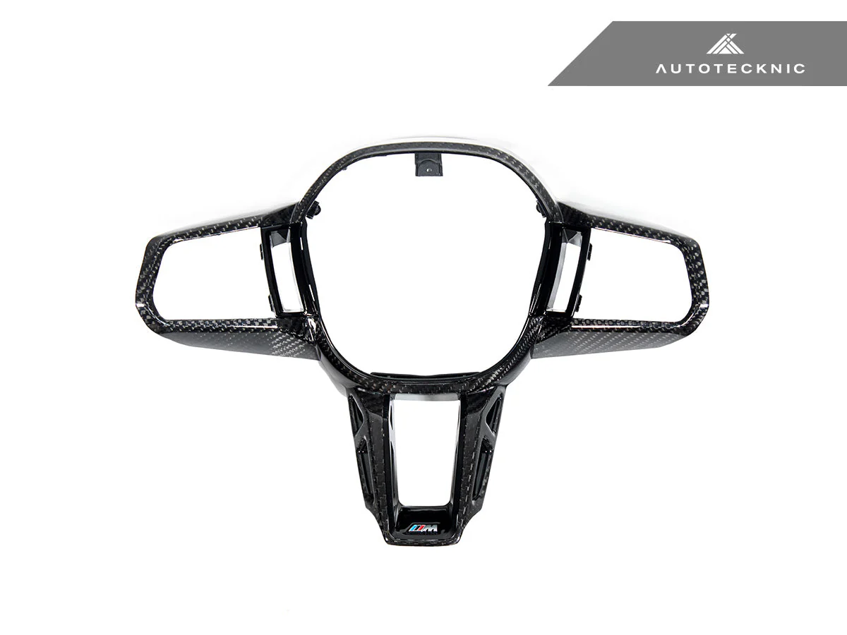AutoTecknic Carbon Fiber Steering Wheel Trim - G60/ G61 5-Series - Image 6