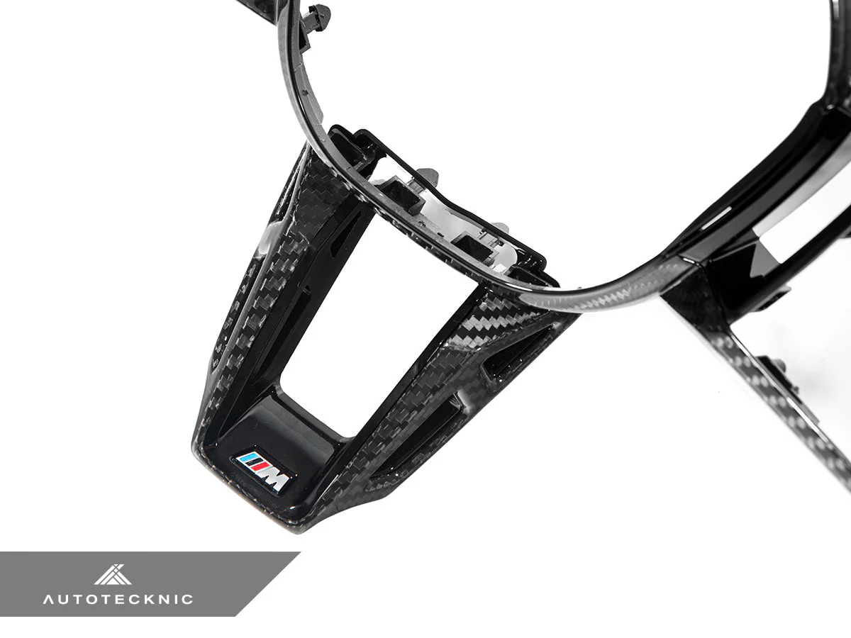 AutoTecknic Carbon Fiber Steering Wheel Trim - G60/ G61 5-Series - Image 8