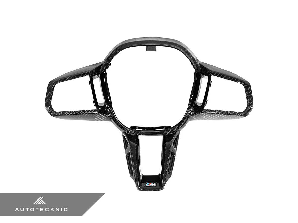 AutoTecknic Carbon Fiber Steering Wheel Trim - G90/ G99 M5 - Image 8