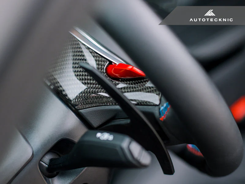 AutoTecknic Carbon Steering Wheel Top Cover - G30 5-Series | G32 6-Series GT | G11 7-Series - Image 3