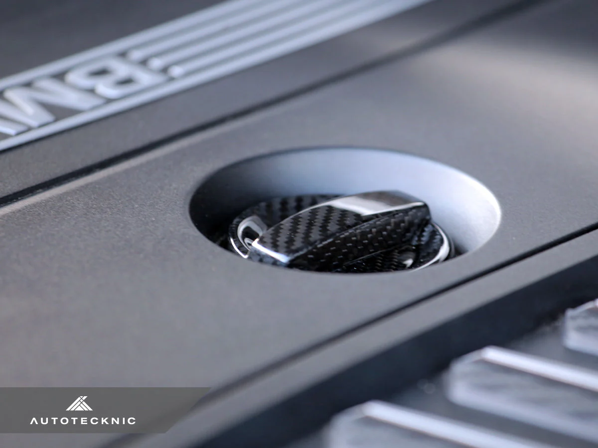 AutoTecknic Dry Carbon Competition Oil Cap Cover - G80 M3 | G82/ G83 M4 - Image 6