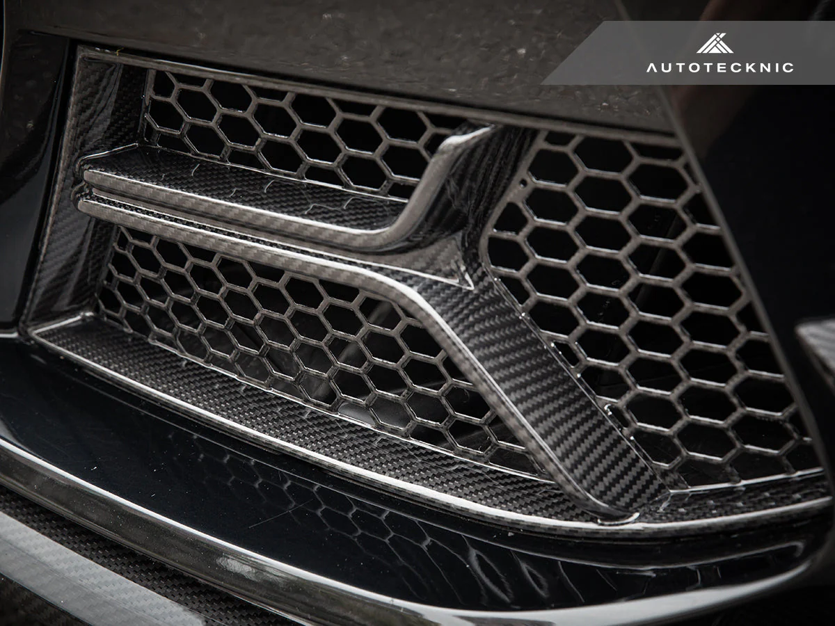 AutoTecknic Dry Carbon Corsa Front Bumper Lower Vent Set - G80 M3 | G82/ G83 M4 - Image 5