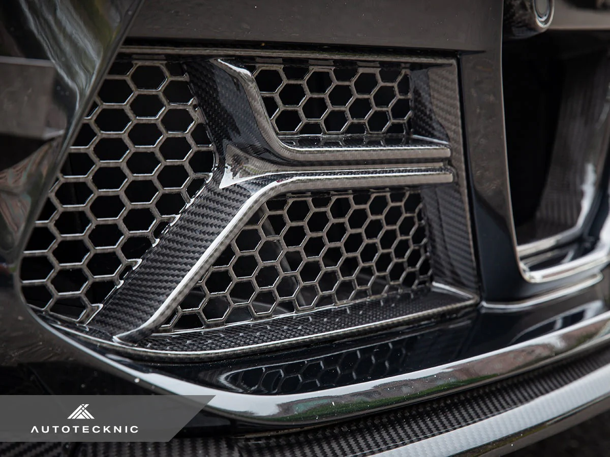 AutoTecknic Dry Carbon Corsa Front Bumper Lower Vent Set - G80 M3 | G82/ G83 M4 - Image 7