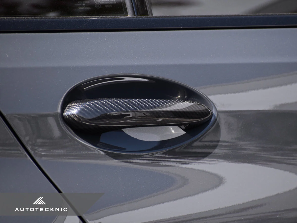 AutoTecknic Dry Carbon Door Handle Trim Set - F40 1-Series | F44 2-Series Gran Coupe - Image 4