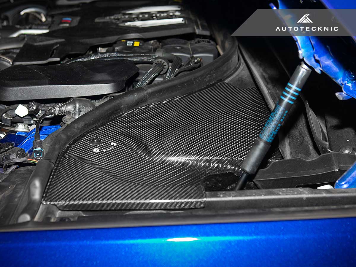 AutoTecknic Dry Carbon Engine Cowl Panel Trim Set - F90 M5 - Image 16