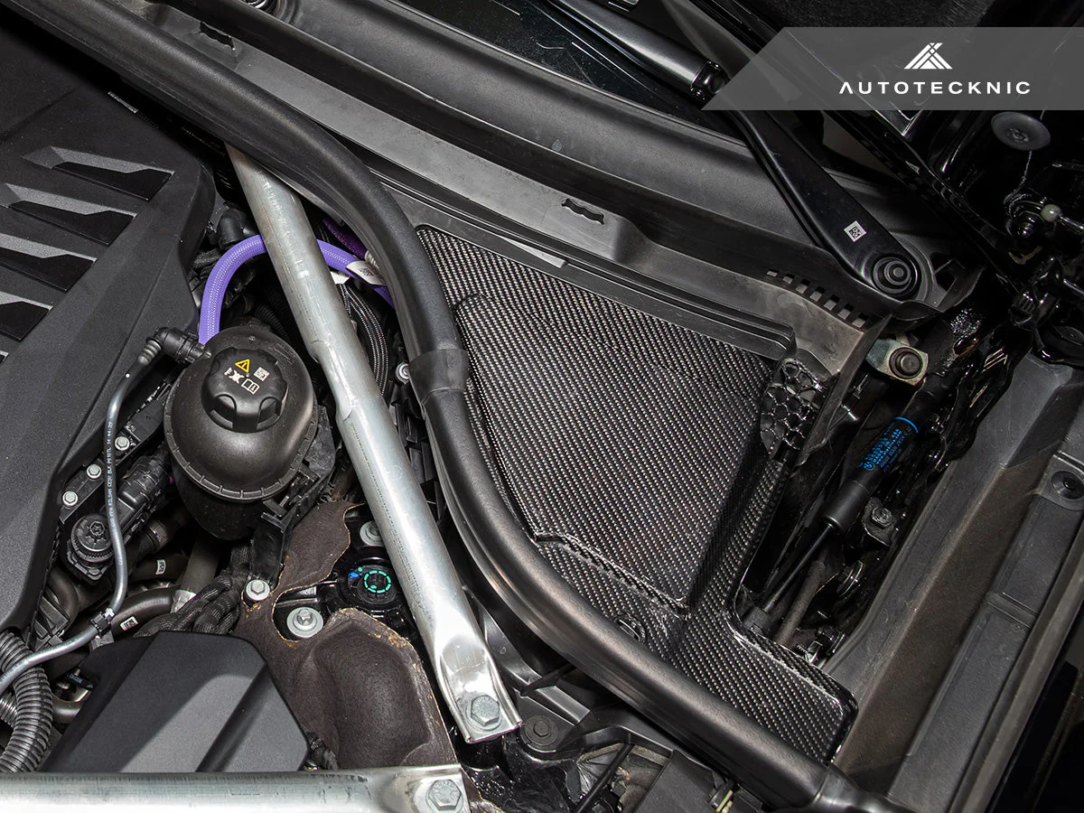 AutoTecknic Dry Carbon Engine Cowl Panel Trim Set - G05 X5 | G06 X6 | G07 X7 - Image 4
