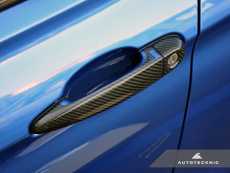 AutoTecknic Dry Carbon Fiber Door Handle Trims - E90/ E92/ E93 M3 - Image 3