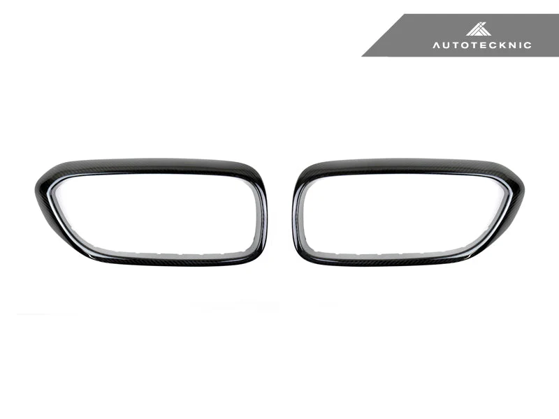 AutoTecknic Dry Carbon Fiber Front Grille Covers - G30 5-Series - Image 3