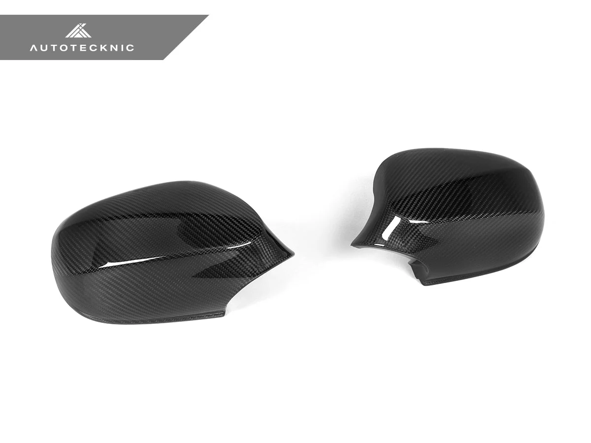 AutoTecknic Dry Carbon Fiber Mirror Cap Set - E82 1-Series LCI - Image 5