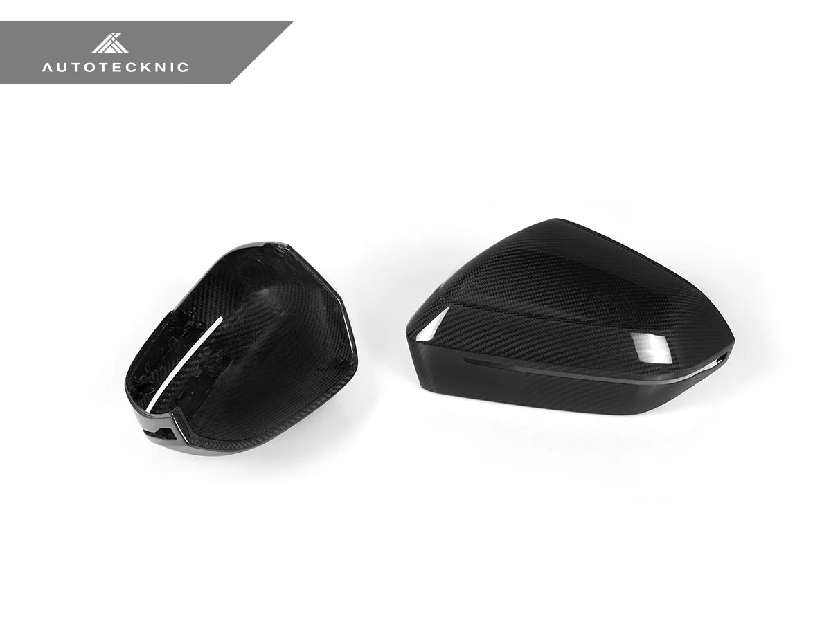 AutoTecknic Dry Carbon Fiber Mirror Cap Set - G45 X3 - Image 4