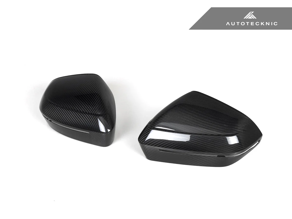 AutoTecknic Dry Carbon Fiber Mirror Cap Set - G60 5-Series | G70 7-Series - Image 3