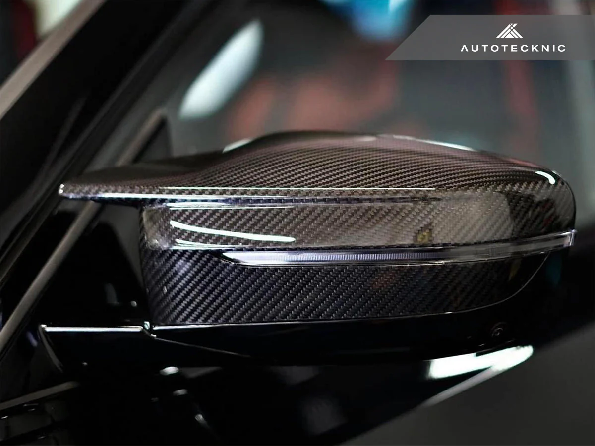 AutoTecknic Dry Carbon Fiber Mirror Covers - G42 M240i - Image 7