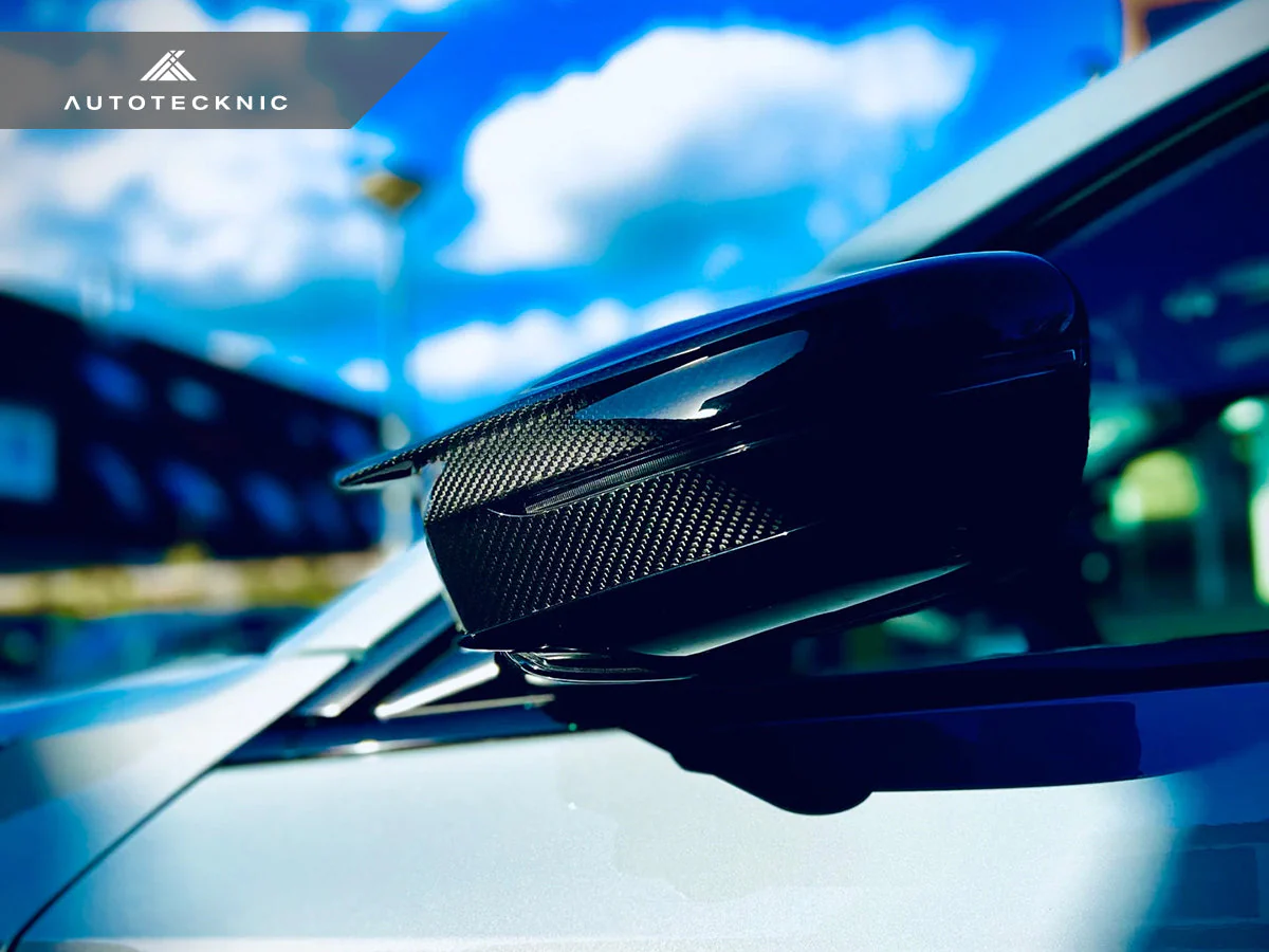 AutoTecknic Dry Carbon Fiber Mirror Covers - G87 M2 - Image 4