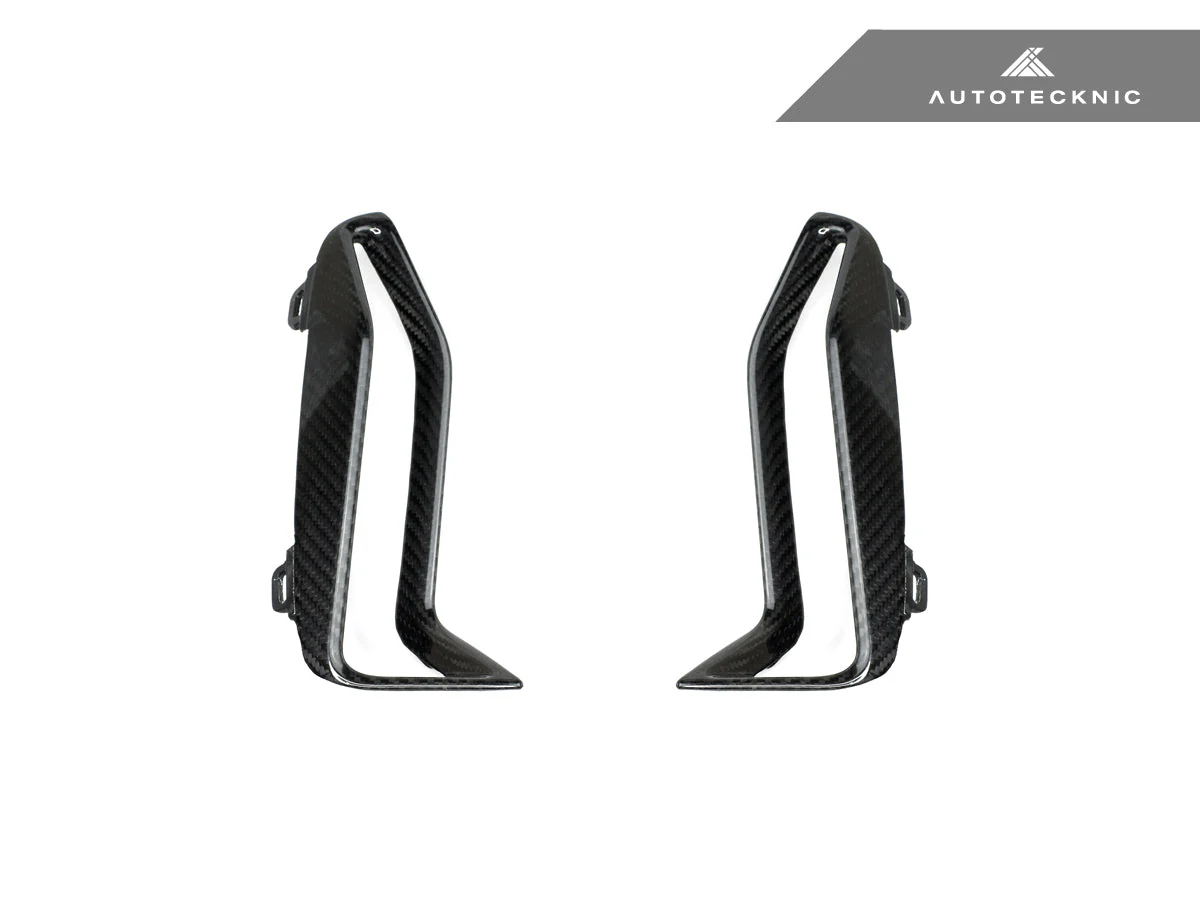 AutoTecknic Dry Carbon Front Bumper Grille Trim Set - G20 M340i M-Sport Pre-LCI - Image 2
